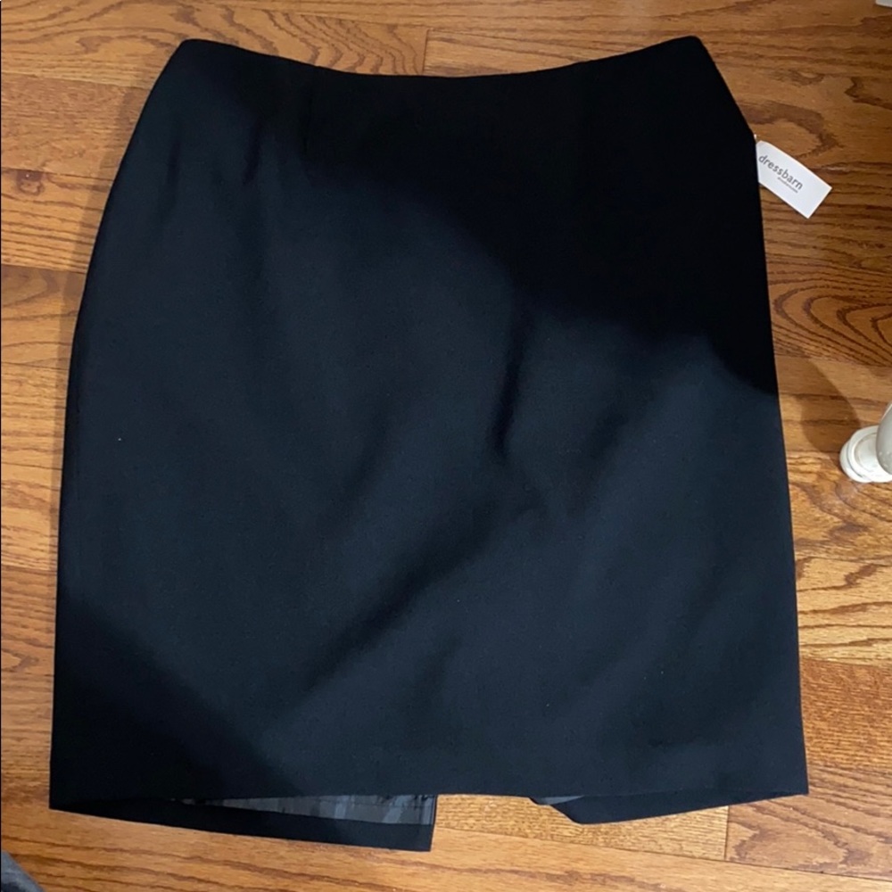 NWT Black suit skirt